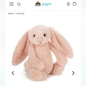 NWT Jellycat the original bashful bunny stuffie plush stuffed animal